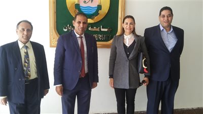 زيارة المستشارة الثقافية لسفارة البرتغال إلى جامعة أسوان (صور)