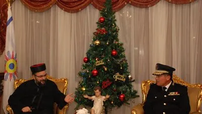 الكلدان يحتلفون بعيد الميلاد وسط إجراءات أمنية مشددة