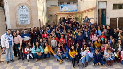 كنيسة العذراء غيط العنب تحتفل بعيد الميلاد