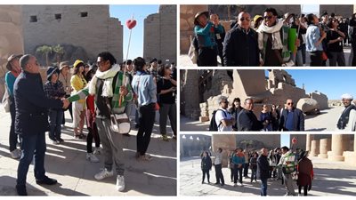 أمين الأعلى للآثار يتفقد الخدمات السياحية بالأقصر