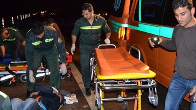 سقطا من البوكس.. إصابة أميني شرطة ومجند في حادث سير ببني سويف