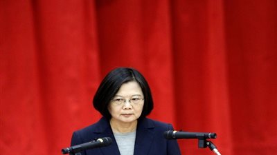 رسالة إلى زعيمة تايوان بشأن الصين: 