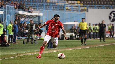 تألق كهربا في تدريب الأهلي وغياب حسين الشحات