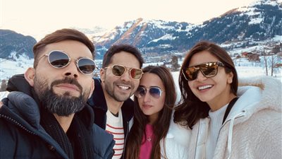 فارون دووان وناتاشا دلال يتقابلان مع نجوم بوليوود خلال العطلة