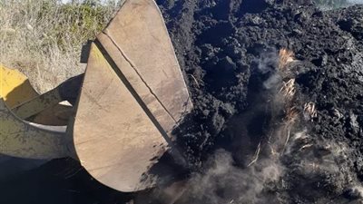 إزالة ١١ مكمورة فحم مخالفة بدمياط (صور)