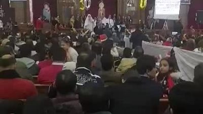 أقباط الغردقة يؤدون قداس رأس السنة في كاتدرائية الأنبا شنودة