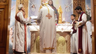 أقباط بورسعيد يحتفلون بـ