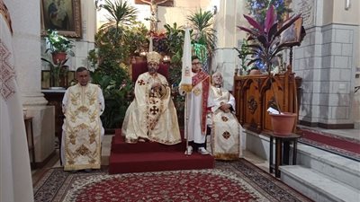 مطران الإسماعلية يترأس احتفالات رأس السنة