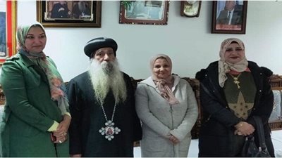 أسقف نجع حمادي يستقبل وفد 