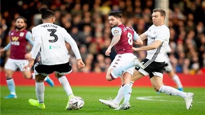 بمشاركة الثنائي المصري | أستون فيلا يودع كاس الاتحاد الانجليزي على يد فولهام