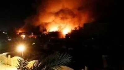 سقوط صاروخ قرب قاعدة بلد العسكرية بالعراق