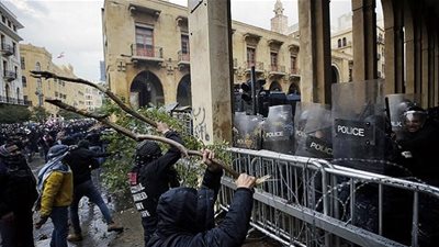 إصابة 147 عنصرًا من قوات الأمن اللبنانية في 