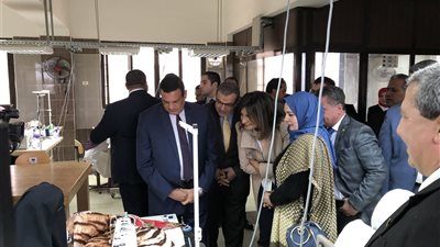 وزيرا الهجرة والقوى العاملة يتفقدان مركز تدريب حوش عيسى بالبحيرة