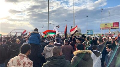 مظاهرات في بنغازي دعما للجيش الليبي ورفض التدخل التركي