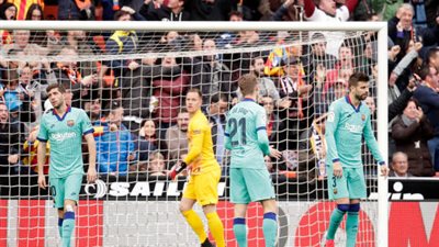 موعد مباراة برشلونة القادمة بعد الهزيمة أمام فالنسيا في الدوري الإسباني