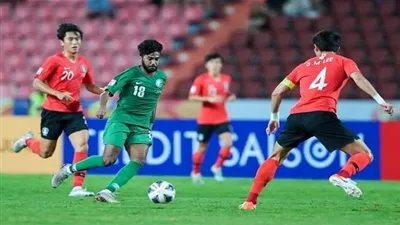 السعودية تحت ٢٣ ضد كوريا الجنوبية (0-1) في نهائي كأس آسيا | ملخص وأهداف المباراة (فيديو)