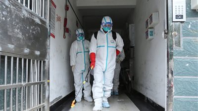 حرق جثث ضحايا فيروس 