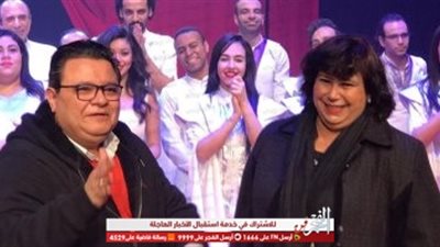 وزير الثقافة تطمئن على صحة خالد جلال