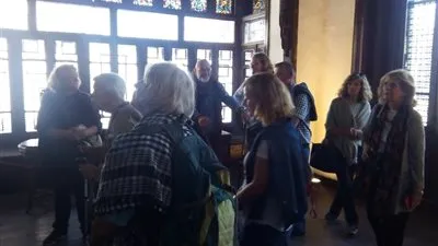 مدير الشؤون الأثرية بنجع حمادي يكشف تفاصيل استقبال وفد سياحي في قصر البرنس (صور)