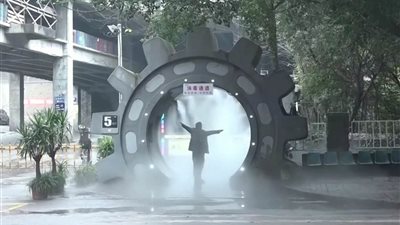 لمحاربة كورونا بالصين.. شركة تنشئ نفق 