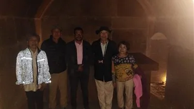 وفود سياحية ماليزية في قصر قارون ويابانية في هرم اللاهون بالفيوم