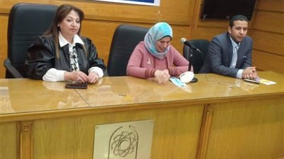 حملة توعية ضد فيروس كورونا بكلية التربية الفنية جامعة حلوان 