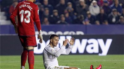 مفاجأة.. هازارد يثير القلق في ريال مدريد بسبب إصابته