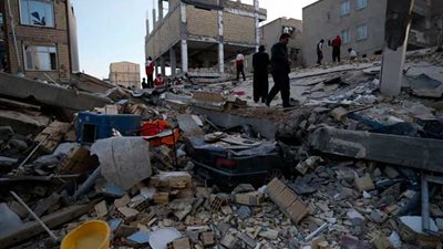 زلزال قوي يضرب إيران