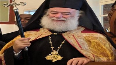 البابا ثيوذوروس يصل إلى مطار الإسكندرية قادما من زامبيا 