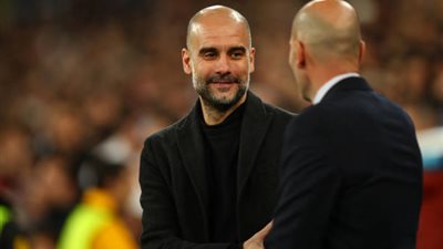 إنجاز مميز لحوارديولا بعد مباراة ريال مدريد ومانشستر سيتي في دوري الأبطال