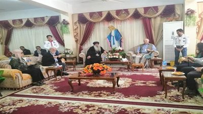 تفاصيل لقاء أسقف نجع حمادي بوفد جمعية محبي متحف قصر المَنيل