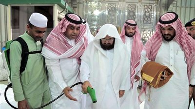 رئاسة الحرمين: تكثيف الإجراءات الاحترازية للوقاية من كورونا