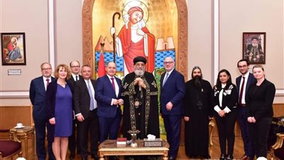 البابا تواضروس يستقبل رئيس برلمان النمسا (صور)