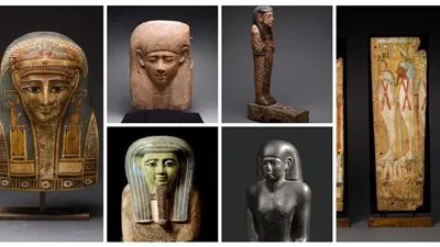 عرض 59 قطعة أثرية مصرية أصلية للبيع بمزاد في لندن 