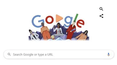 8 مارس 2020.. جوجل يغير واجهته الرئيسية احتفالا باليوم العالمي للمرأة