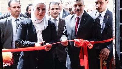 وزيرة التضامن تفتتح المقر الخدمي لـ