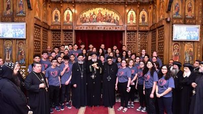 وفد من شباب الأقباط بكندا يحضر اجتماع البابا تواضروس