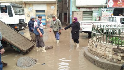 أمطار غزيرة ورياح وعواصف تضرب الدقهلية (فيديو)