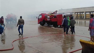 السيطرة على حريق محدود في شونة الغلال بالسنطة في الغربية (صور)