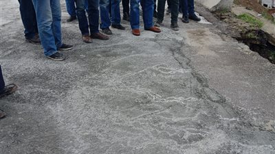 محافظ الجيزة يتفقد موقع الهبوط بمحور 26 يوليو 