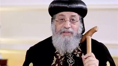 البابا تواضروس يلقى العظة الأسبوعية بدون حضور (فيديو)