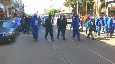 حملات شعبية لتعقيم وتطهير الشوارع بالإسكندرية (صور)