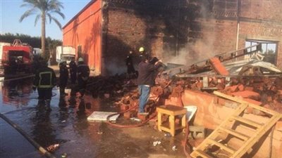 انتداب الأدلة الجنائية لفحص حريق استوديو مسلسل 