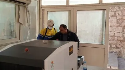 شاهد إجراءات التعقيم بمتحف رشيد وقلعة قايتباي وقاية من كورونا 