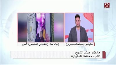 نائب محافظ الدقهلية: أمهلنا حفل زفاف 15 دقيقة لإنهاءه وأغلقنا القاعة