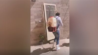 شاهد بالفيديو... عمليات التطهير والتعقيم في معابد الأقصر