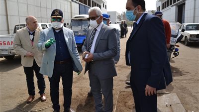 ميناء الإسكندرية: استمرار استقبال الشاحنات وتعقيم الأرصفة (صور)