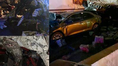 جثث ومصابين.. التفاصيل الكاملة لحادث الطريق الإقليمي بالصف في فترة الحظر