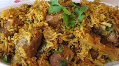 طريقة تحضير برياني اللحم 