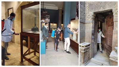 الانتهاء من تعقيم وتطهير متاحف ومواقع أثرية بالجمهورية 